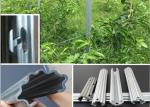 1.8mm Thickness Galvanised Steel Vineyard Posts , Vineyard Trellis Posts H Holes