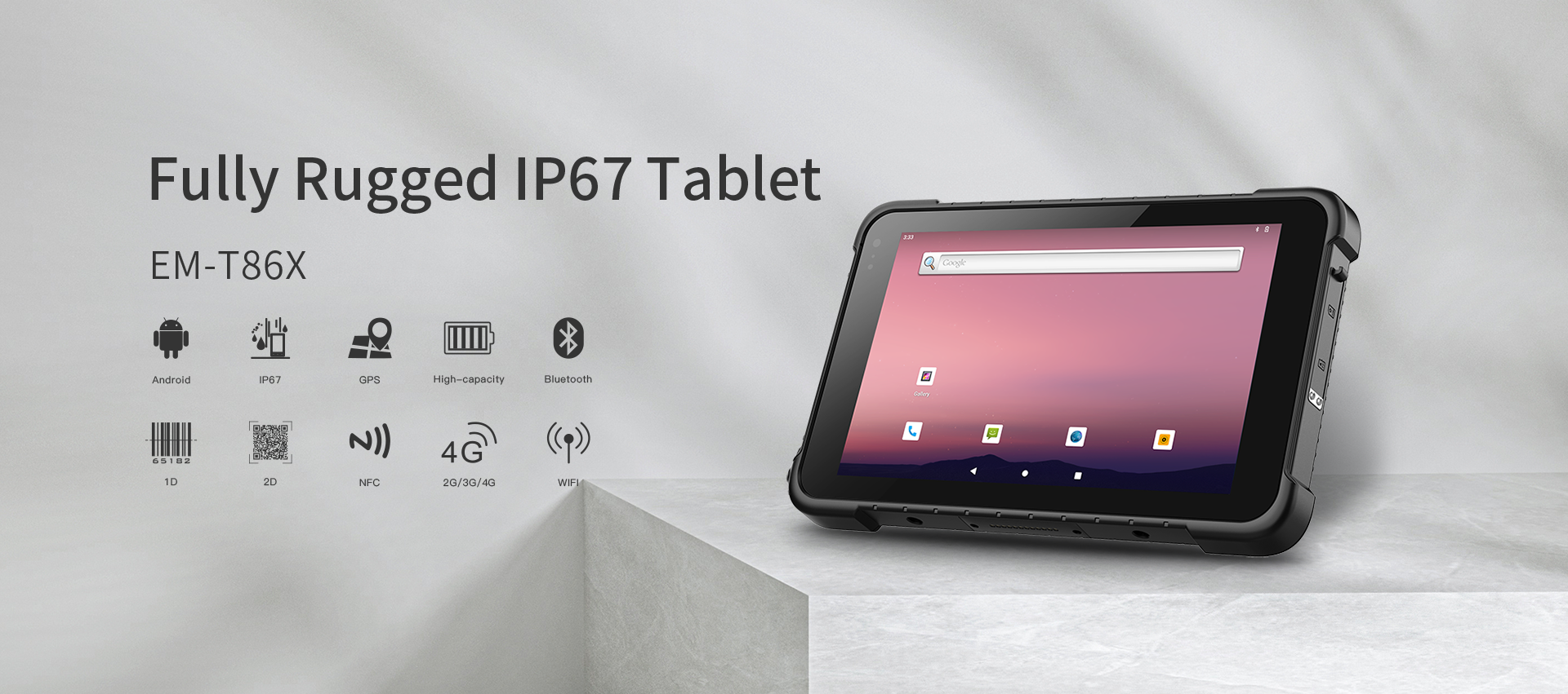 8500mAh Battery Rugged Tablet PC The Ultimate Solution for Professional Scenarios