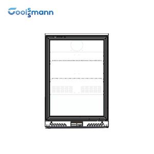 Quality Hinged Door Backbar Cooler Ventilated Cooling System Display Refrigerator For Drink wholesale
