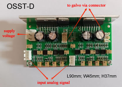 High Precision Galvanometer Optical Scanners / Drivers / Drive Boards