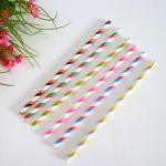 Custom Colorful Plastic And Paper Straws Disposable Drink Biodegradable