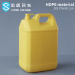 Yellow Detergent Plastic 1 Gallon Chemical Containers With Pump 210g