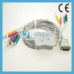 Quality Nihon Kohden EKG 10-lead cable with leadwires wholesale