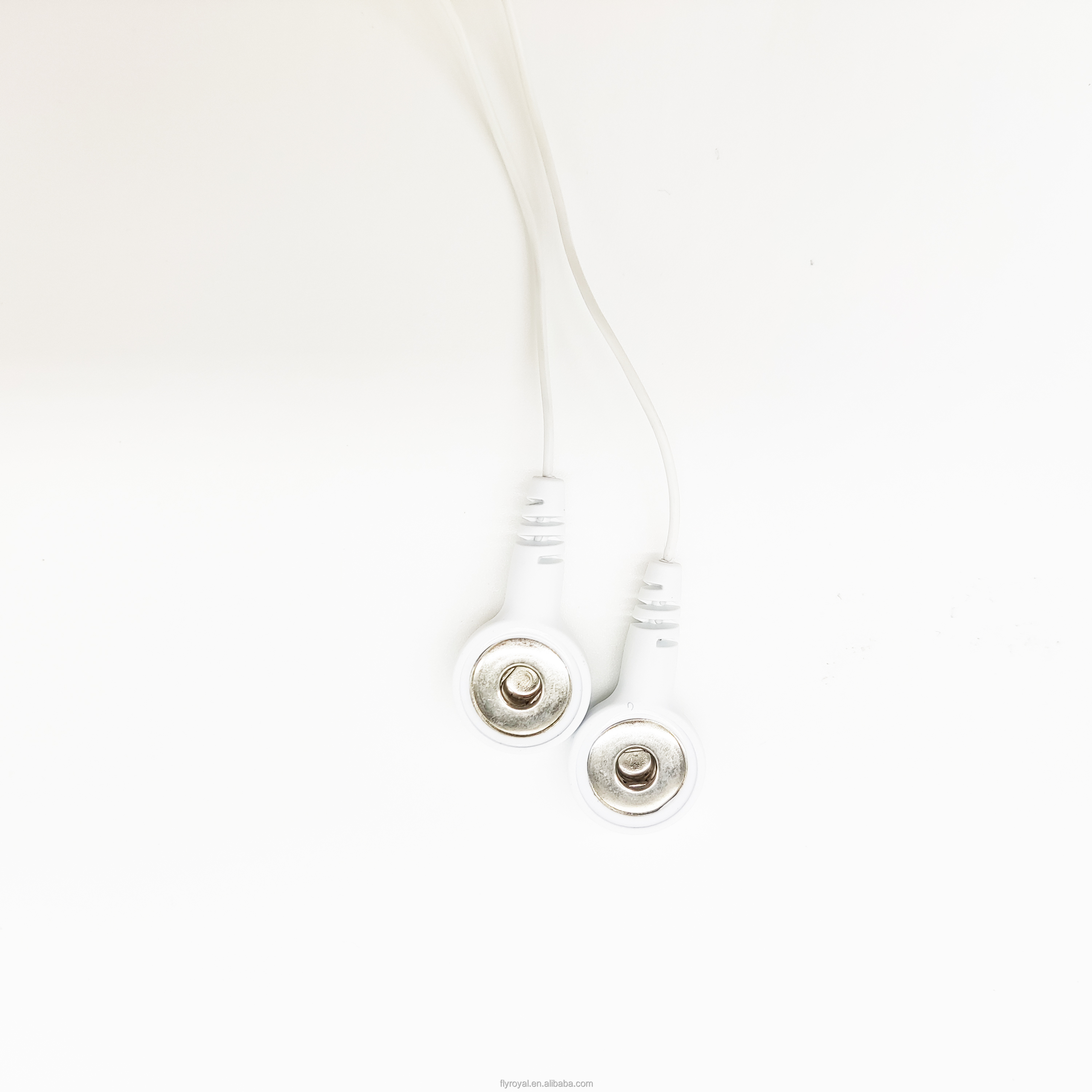 4.0mm Electrode Snaps ECG Cables For Medical Equipment 2 Lead