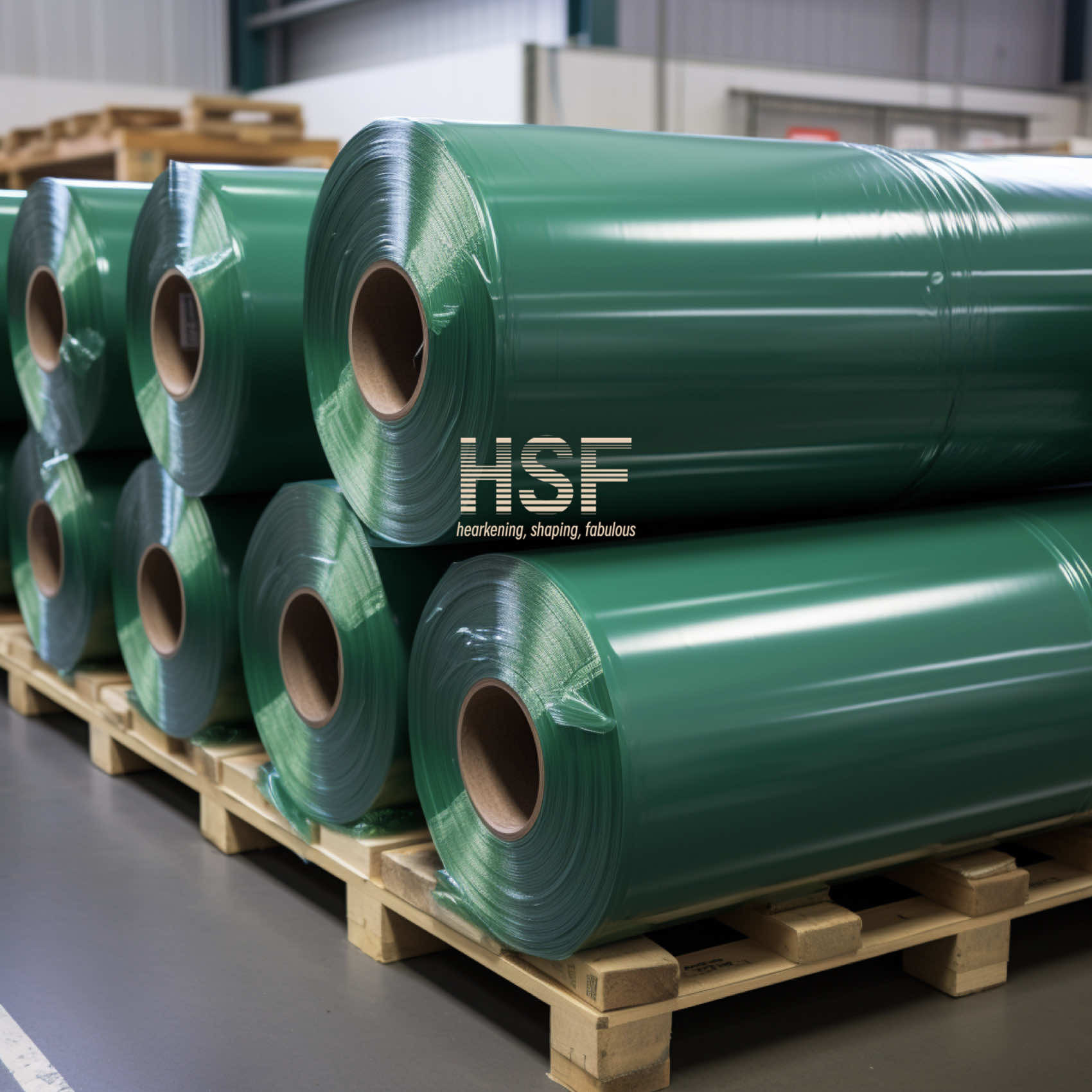 40 Micron Opaque Dark Green Polyethylene Release Liner Film