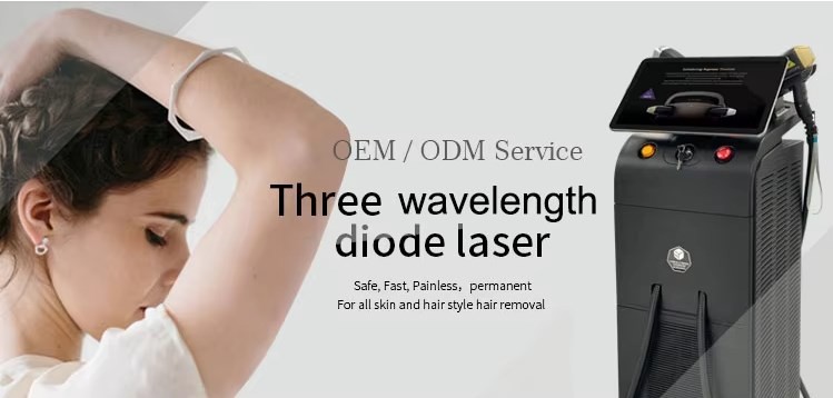 808 Diode Laser Hair Removal Machine High quality Ice Platinum Titanium 1600W