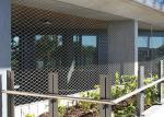 300x300mm Stainless Steel Webnet , Rope Wire Mesh Anti Acid