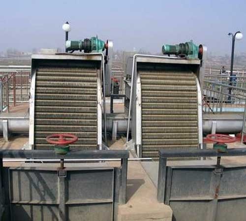 Mechanical Trash Rack Screen / Raked Bar Coarse Screen For Wastewater