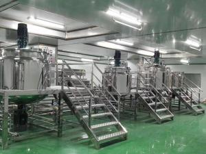 Quality Dishsoap Detergent Filling Machine 50Hz Lotion Homogenizer Mixer wholesale