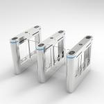 AG-PX36121802 Small Swing Barrier Optical Turnstile Waist Height Turnstile