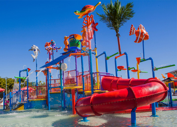 Water House Aqua Playground , SZ-9 Huge Aquatic Playground Equipment