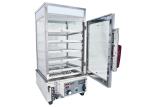 5 Layers Food Warmer Showcase Mechanical Steamer Display 50-100℃