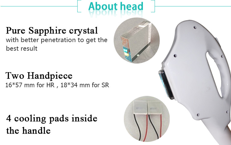 2019 newest SHR E-light IPL three technologies in one Hair Removal skin rejuvenation Machine