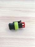 Plastic 2 Pins Waterproof Auto Wire Connectors TS16949 Certification