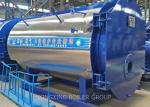 Automatic Industrial Natural Gas Steam Furnace / Three Pass Fire Tube Boiler 1
