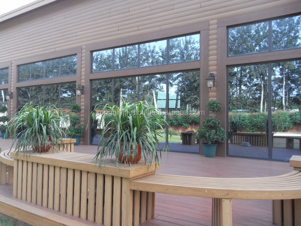 140mm*22mm Co-extrusion 3d Plastic Wall Panels for Outdoor Building PVC Wall Cladding