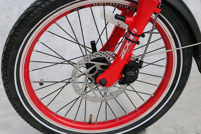 Aluminum Alloy 20 Inch Folding Electric Bike With 250W 8fun Motor Lithium Battery