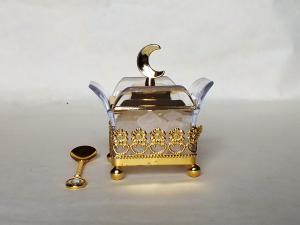 Quality T4-Arabia Exquisite Gold-plated Louhua Lily Sugar bowl wholesale