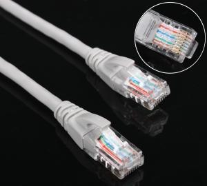 Quality UTP CCA 24AWG 1M Patch Cord Unshielded Cat5e Patch Cord wholesale