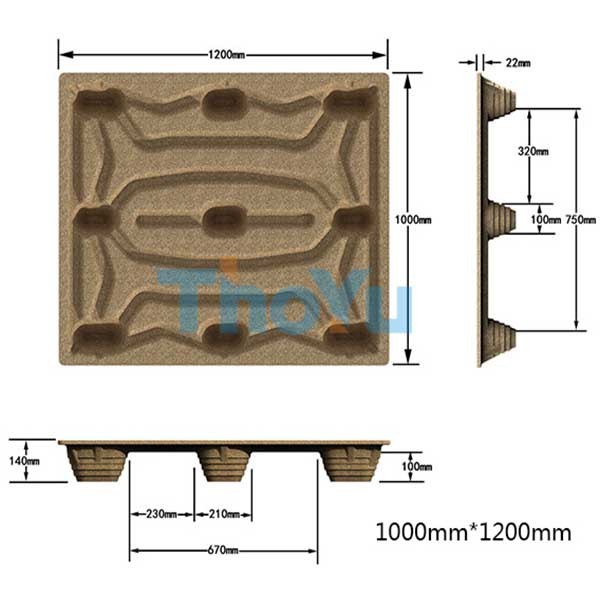 Hydraulic Pressed Wood Pallet Machine For Recycling Wood Wastes