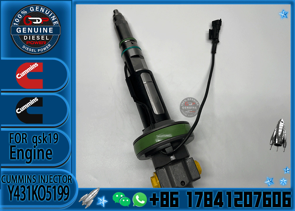 Diesel Engine Injector QSK19 Fuel Injector Y431K05417 4955525 Y431K05248 Y431K05558 FOR C-UMMINS Y431KO5199