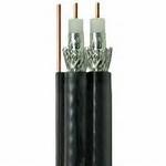 Dual RG6 with Messenger CATV Coaxial Cable 18 AWG CCS for CATV Transmission