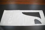 Food Industry Disposable PE Apron , Plastic Waterproof Apron On Block
