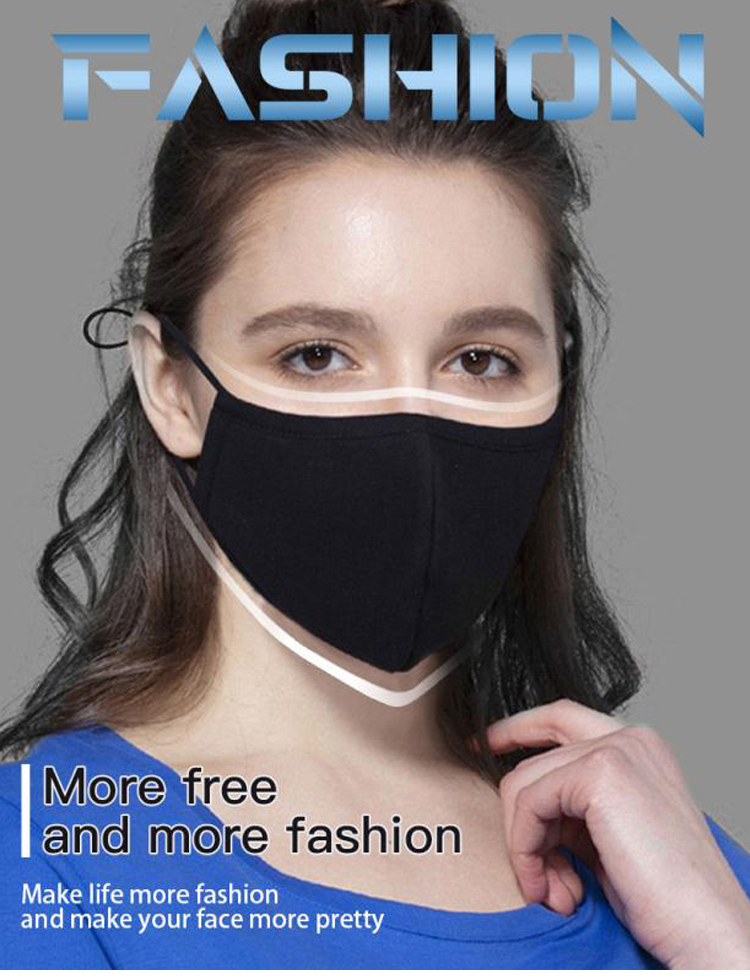 Reusable Fashion Fabric Mask Personal Protective Anti-Virus Elastic earloop