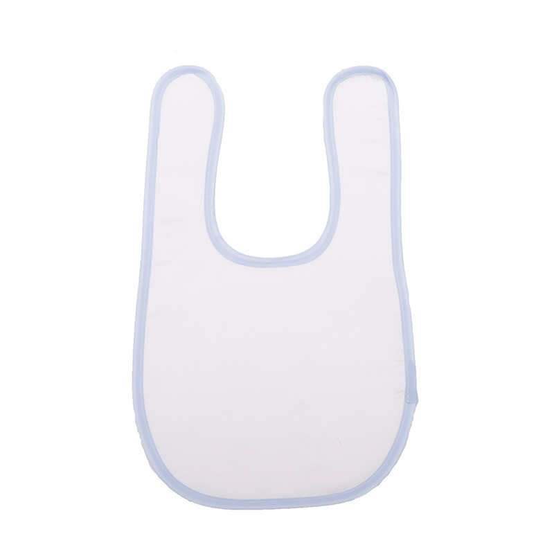 Sublimation Baby Bib With Velcro For DIY Personalized Sublimation Photo Printing
