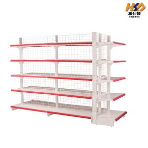 Quality 55kg 1800mm Tall Metal Storage Rack Supermarket Shelves Gondola Cold Rolled Steel wholesale