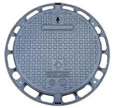 Quality DN400 Road Manhole Cover , Sand Cast Iron Round Manhole Cover wholesale