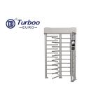 CE Approved Full Height Turnstile Revolving Door 30 Persons / Min Transit Speed