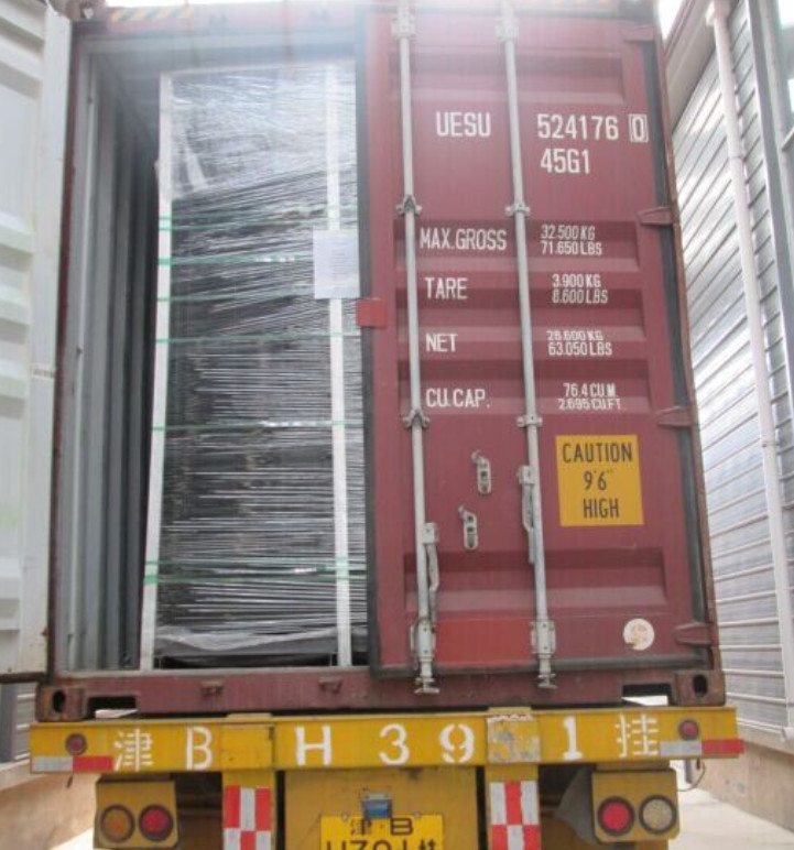 OEM 3D Curved Powder Coated Steel 3D Triangle Fence Panel 2*2.5m 4.0mm