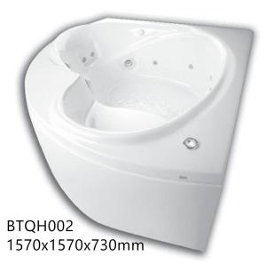 Quality High Gloss Corner Freestanding Acrylic Bathtub 1570x1570x730 Easy Cleaning wholesale