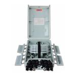 FTTX Fiber Optic Splitter Box Waterproof Outdoor Distribution Cabinet 16 Core