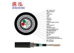 High Strength 24 Core Armoured Fiber Optic Cable Loose Tub With PE Inner Sheath