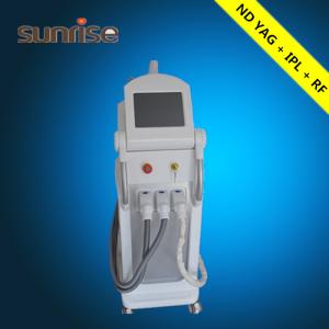 Quality Newest technology Elight Ipl shr +RF !Nd Yag Laser 3 in 1 multifunction machine wholesale