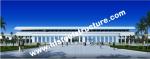 OEM Prefabricated Welding,Braking, Rolling And Painting Metal Commercial Steel