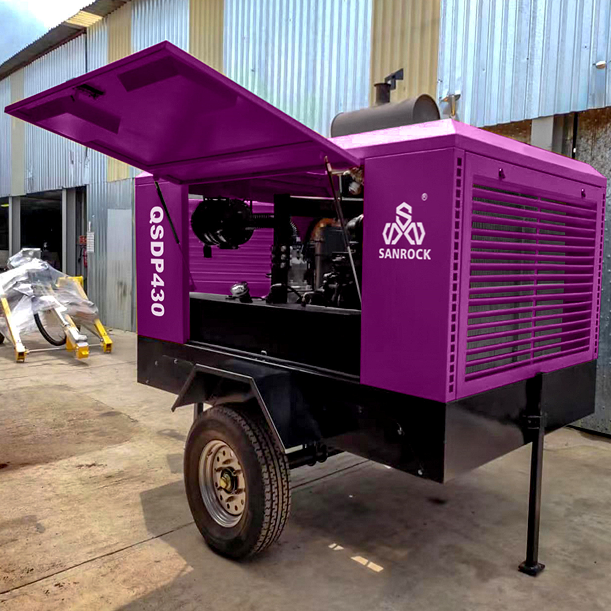 Screw Air Compressor Machine Rotary Screw Type Air Compressor Portable Air Compressor