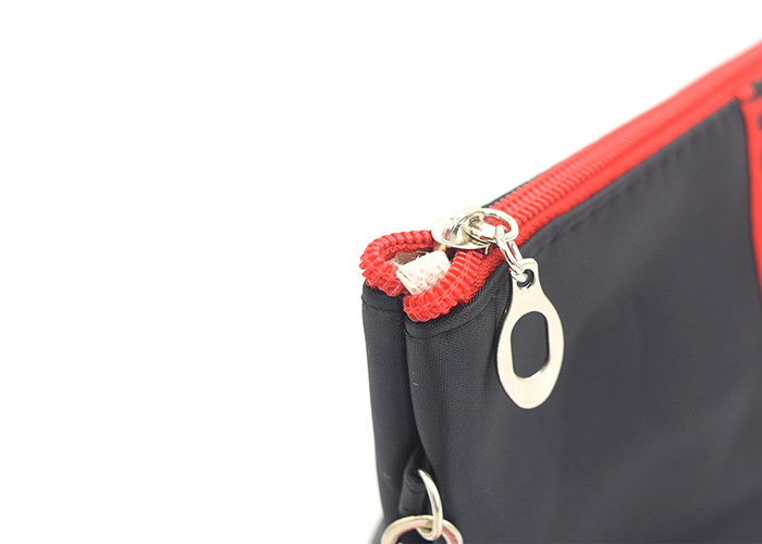 Convenient Carrying Zippered Cosmetic Bag Makeup Organizer / Travel Bag With Hand Strap