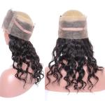 Pre Plucked 360 Swiss Lace Frontal Loose Wave High Grade Virgin Brazilian Hair