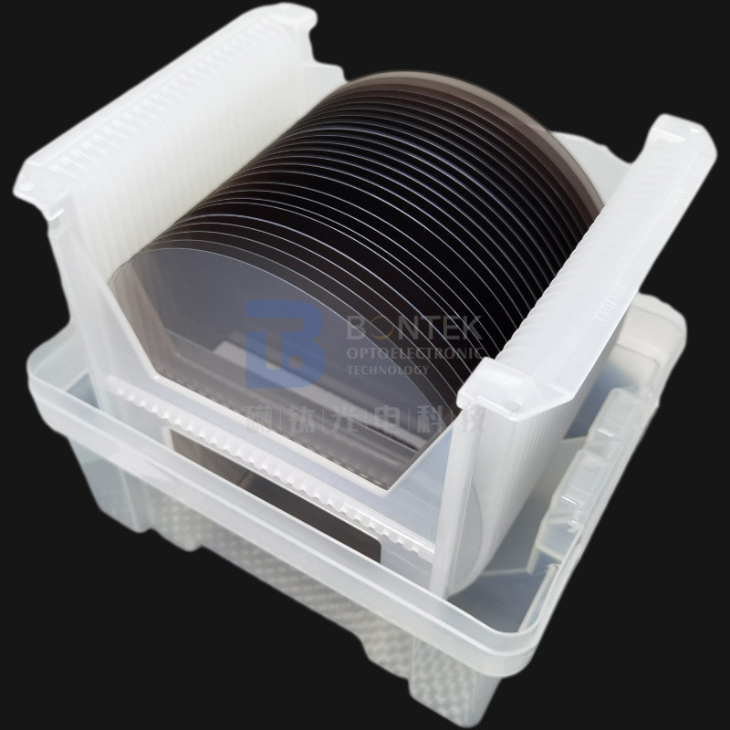 Black 4 Inch 0.35mm Lithium Tantalate Wafer Polarized For SAW / BAW Applications