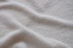white Warp Knitted Fabric Recycled , Polyester Knit Solid Fabric