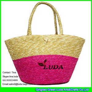 Quality LUDA big straw hobo handbags handmade lady wholesale wheat straw bag wholesale