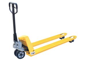 Quality Heavy Duty Hand Pallet Truck With Casting Pump Yellow Color 200mm Lifting Height wholesale