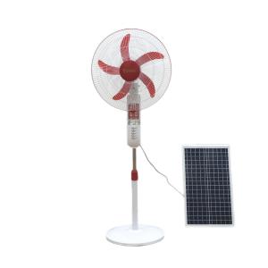 Quality Three Adjust Speed Solar Battery Fan Rechargeable With LED Light wholesale
