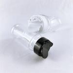 100Ml Spice Bottle Round Clear Pet Plastic Spice Jar