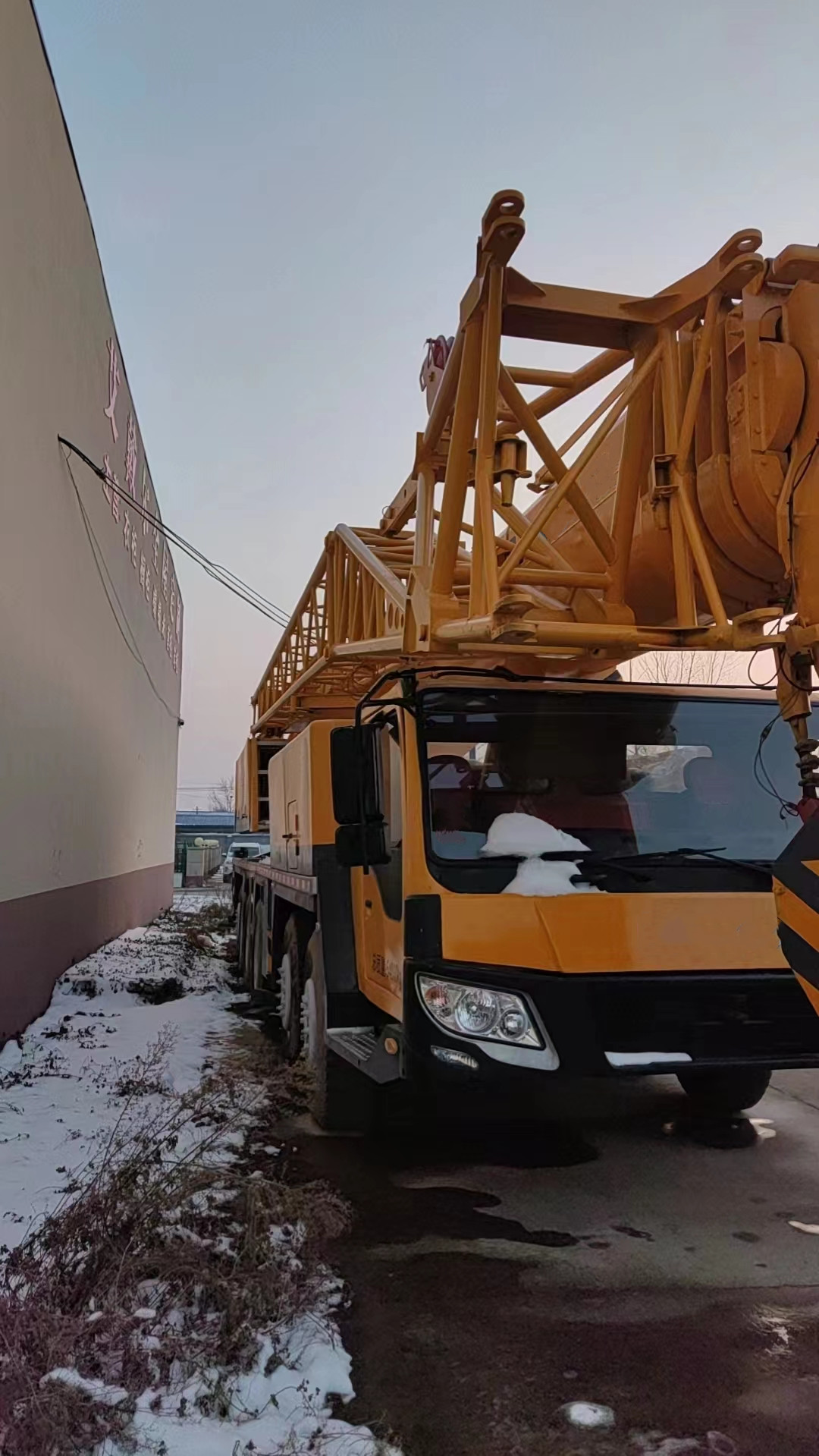 100 Ton QY100K Used Zoomlion Truck Crane with Telescopic Straight Boom Crane Type
