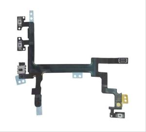 Quality Mobile Phone Volume Power Button Flex Cable Spare for IPhone 5 Replacement Parts wholesale