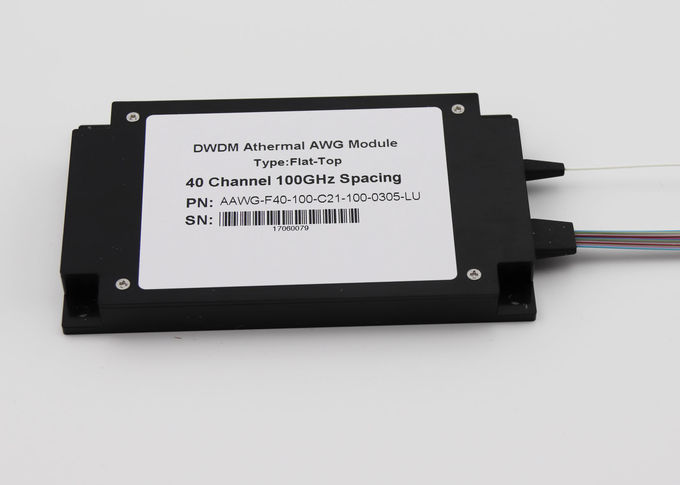 Max IL 5.0dB DWDM Multiplexer 40Ch AAWG ABS Box For 5G Front Haul / Datacenter